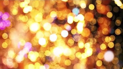 Festive Bokeh Sparkling Lights Stock Motion Graphics