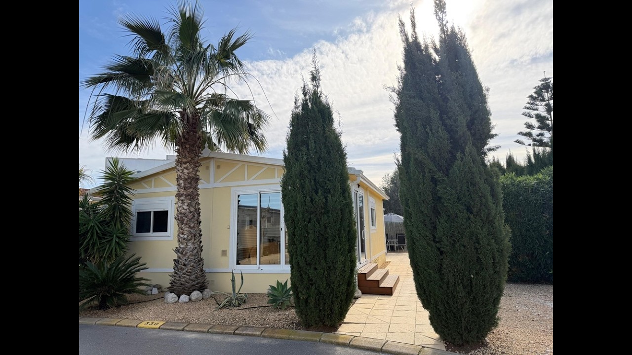 Large Park Home For Sale On Camping Almafra Campsite In Benidorm For £125,000