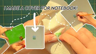 Handmade Fabric Notebook Cover | Slow & Quiet Craft Process screenshot 1