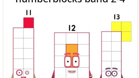 Numberblocks Band 2-4
