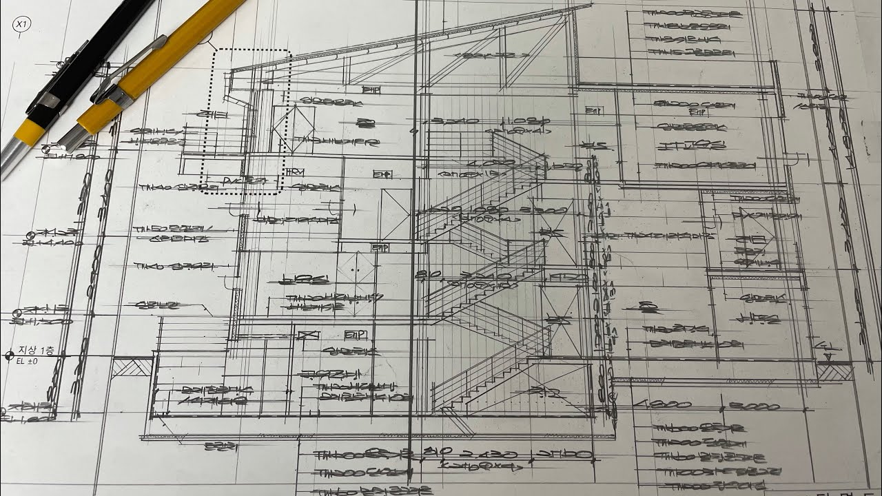 단면 그리다 단명할뻔