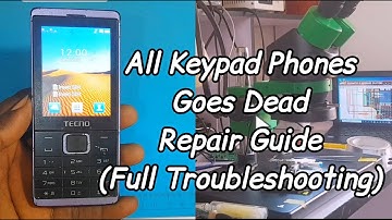 Dead Keypad Tecno T528 Repair Guide, No Power problem Full troubleshooting