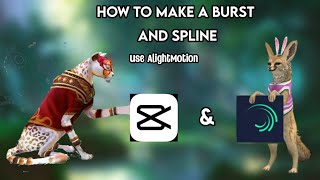 Part 2 - How to Make a Burst and Spline use Alightmotion
