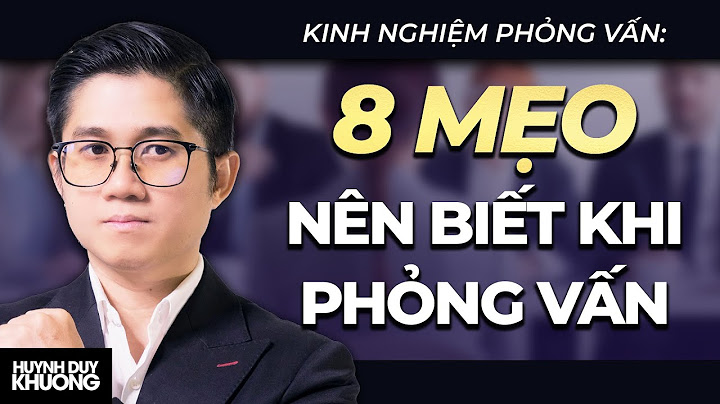 Hướng dẫn xaây dựng tình huống phỏng vấn xin việc