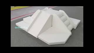 Globalltoy Pyramid Soft Play Blocks Set – PU Foam Indoor Climbing Equipment for Toddlers screenshot 5