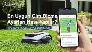 GOAT I En Uygun Çim Biçme Ayarları Nasıl Yapılır?