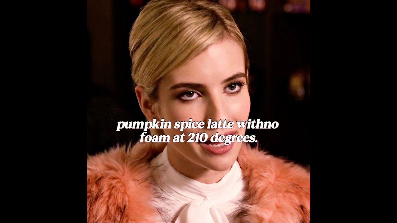 Chanel Oberlin's PERFECTLY Hot Coffee Order(Scream.Queens.S01E01)#series #shortvideo