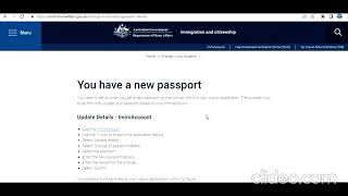 How To Update Passport Details Change Address For Your Australia Visa Applications