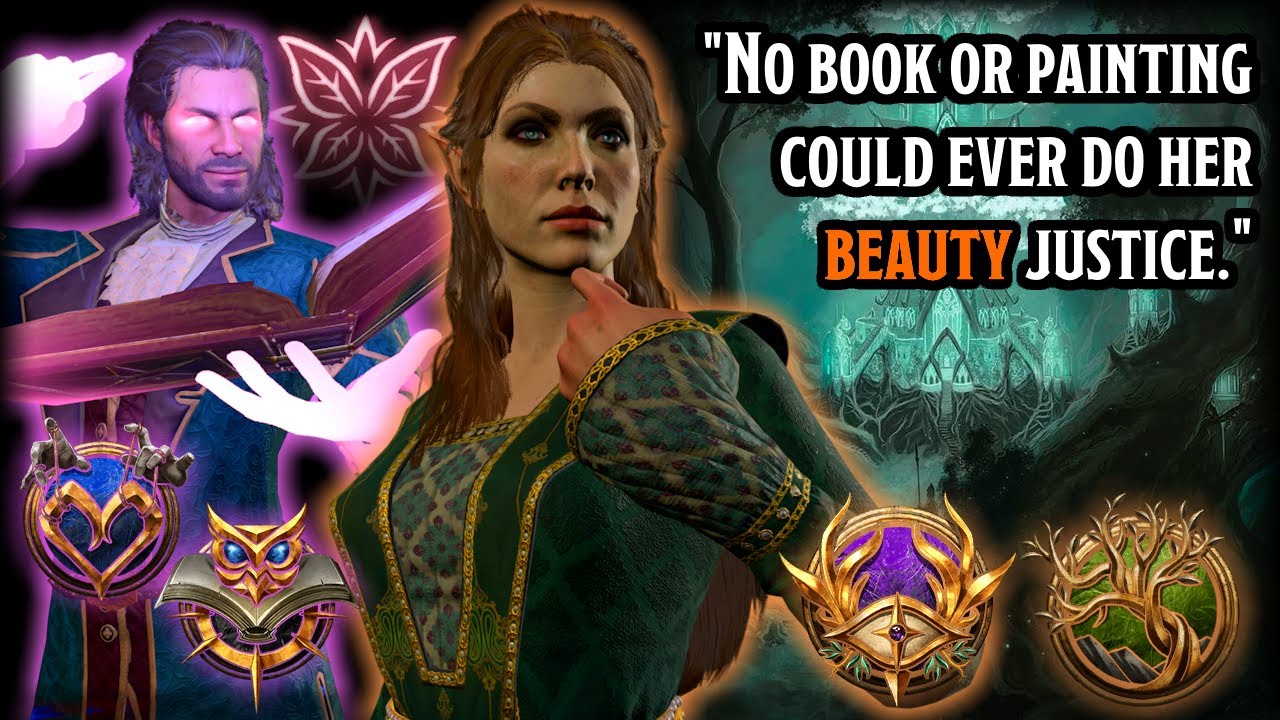 Baldur's Gate 3 - The Faerie Queen and the Court Wizard (Titania Patron Build for Patch 8)