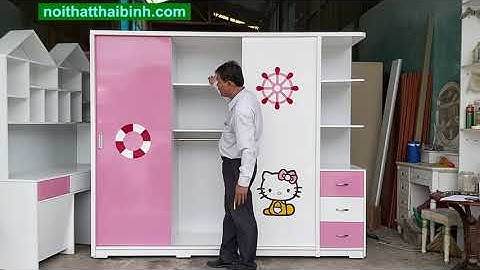 Tủ Quần Áo Cửa Lùa 3 Cánh Đẹp MS 1780 | Giao hàng tận nơi miễn phí