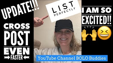 List Perfectly Just got Faster How to Cross Post in Bulk CROSSLIST Fast More Platforms More Money