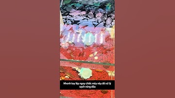 Máy lọc hút váng dầu và rác nổi làm sạch mặt nước nhanh chóng tăng oxy cho bể cá #aquatic #shorts