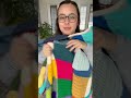 Crochet Scrap Yarn Blanket #crochet