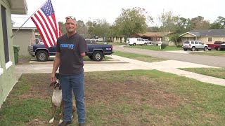 Disabled veteran reunited with dog
