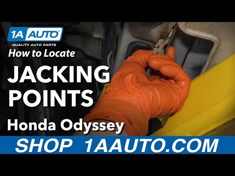 How to Locate Jacking Points 11-17 Honda Odyssey