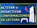 🔥 Cómo Activar o Desactivar las Confirmaciones de Lectura en PS5 📩👀