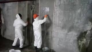 Нанесение на бетон - 2