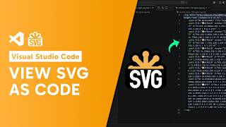 View SVG as text/image | VS Code Tip