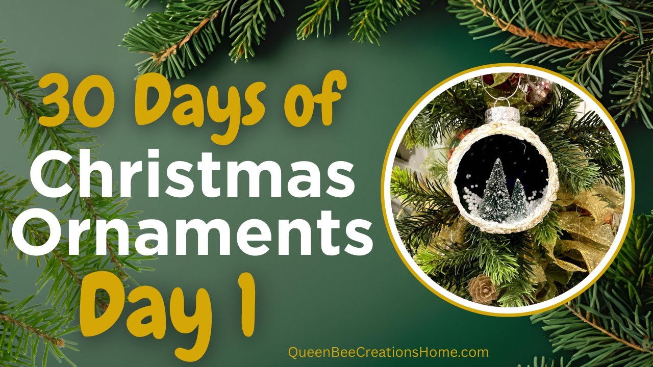 Рождественские украшения: день 1