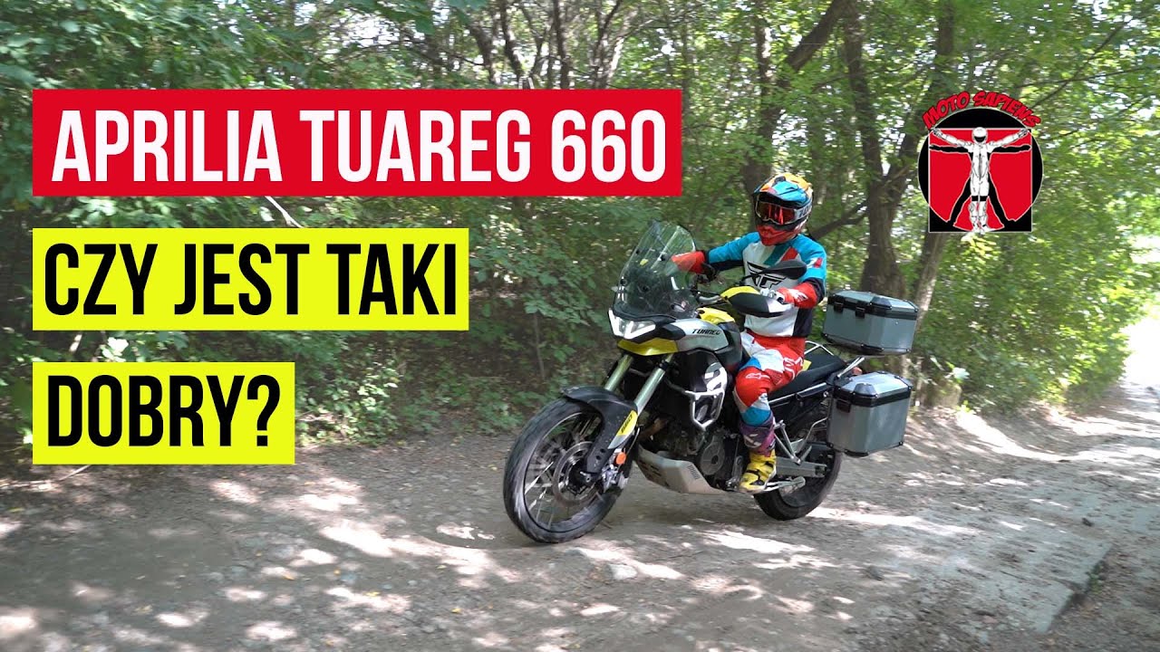Aprilia Tuareg 660 - wszystkie zalety i wady motocykla, test ekipy Motosapiens i naszych znajomych!