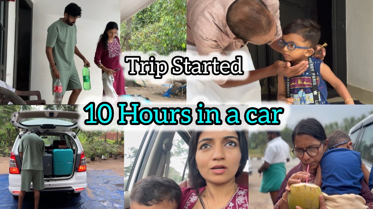 10 Hours in a Car🥹😉 Trip Started