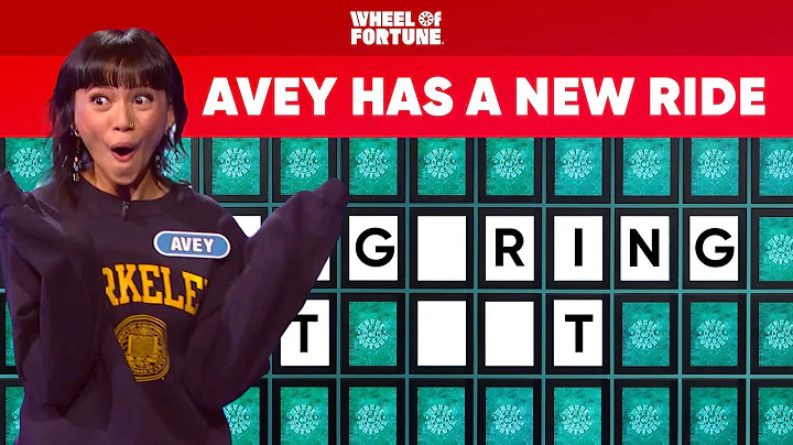 Avey Wins the Bonus Round | Wheel of Fortune