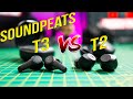 Soundpeats T3 vs Soundpeats T2 Worth Upgrading? Feedforward Noise-Cancelling vs Hybrid