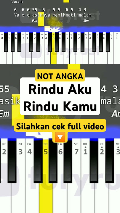 not angka pianika rindu aku rindu kamu #pianika #pianikacover #pianikapemula