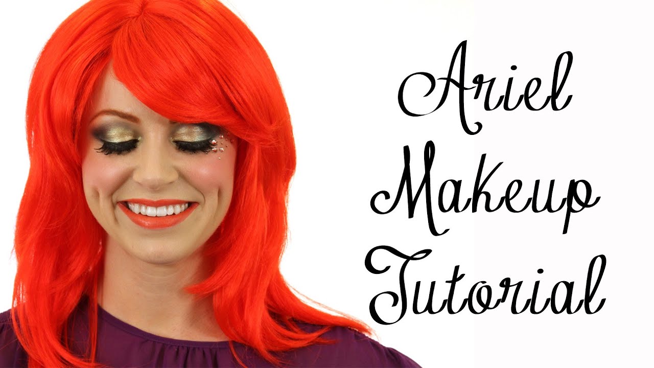 Ariel Makeup Tutorial The Little Mermaid Halloween Makeup