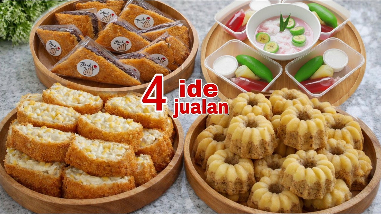 MENU BARU‼️GACOR BIKIN OMSET MEROKET, IDE JUALAN BULAN PUASA, 4 JAJANAN PALING DICARI BULAN PUASA