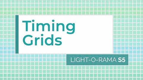 Light-O-Rama S5/S6 Sequencer: Timing Grids & Audio Wizards - Luminous Harmony "How To"