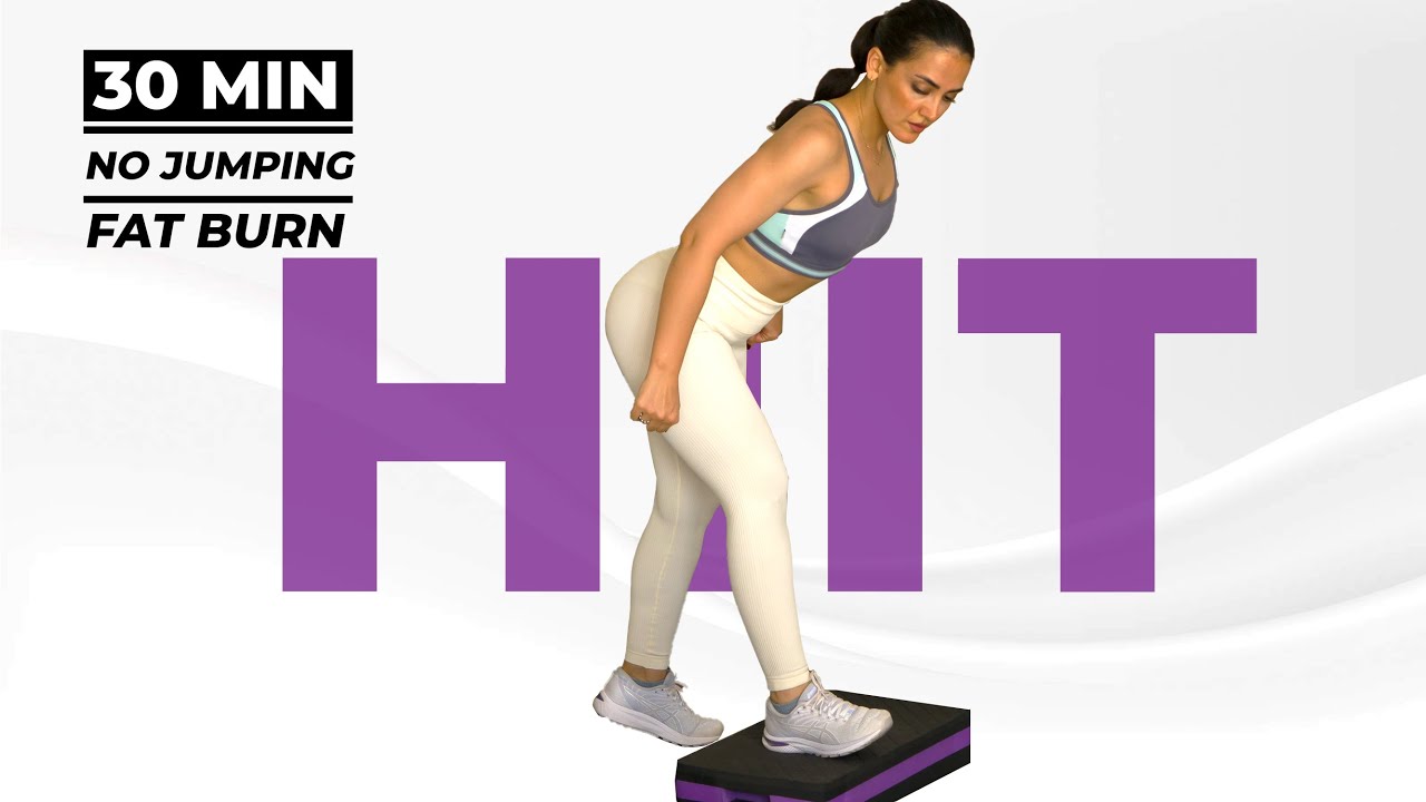 30 Min Full Body HIIT Workout at Home 🔥 No Jumping for Weight Loss ...