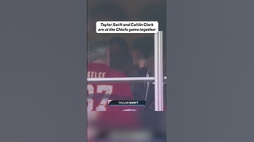 Taylor Swift 🤝 Caitlin Clark ❤️ #nfl #taylorswift #caitlinclark #traviskelce #chiefs #nfl