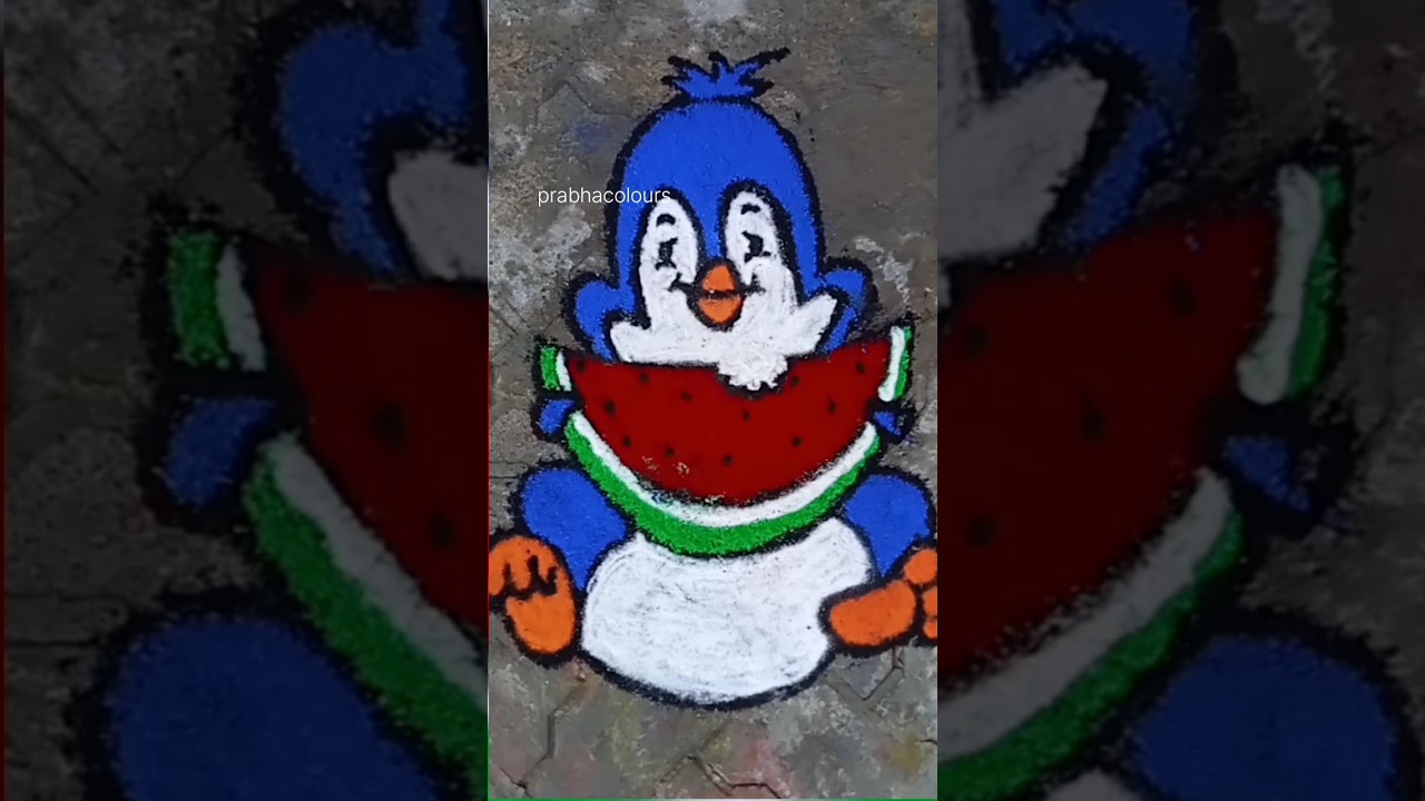 interesting facts //penguin facts// rangoli #factshorts #penguin #