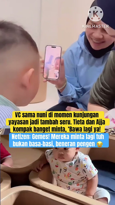 Tieta & Ajja VC Sama Uni di Yayasan, Kompak Bilang ‘Bawa Lagi Ya!’ 😍#rietaamalia #cipung #yayasan