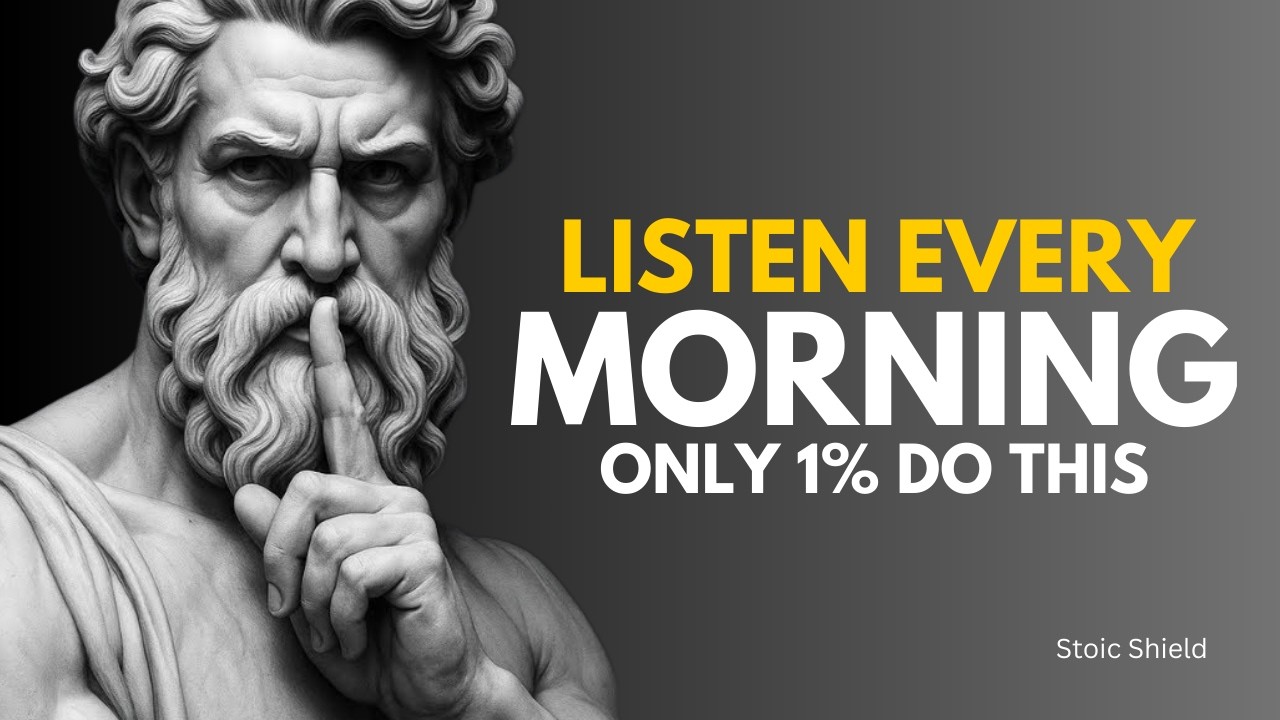 Only 1% Control Their Thoughts Before 8AM — STOIC MENTAL ARMOR ROUTINE | STOICISM