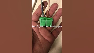 How to test a cluster with a battery