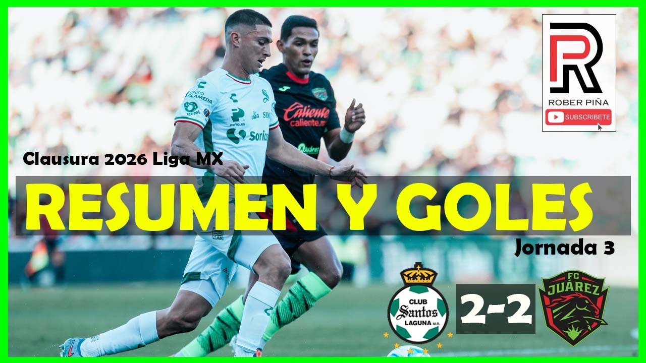 SANTOS LAGUNA 2-2 BRAVOS DE JUÁREZ | Jornada 3 Liga MX | Clausura 2026 | Nomás no hay milagros.