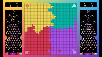 Territory War - Epic Marble Battle in Algodoo