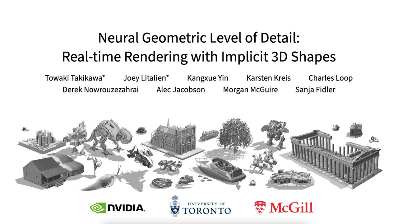 Neural Geometric Level of Detail: Real-Time Rendering With