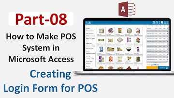 How to Make POS in Microsoft Access Part 08 | Creating Login Form