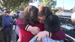Mom from virus quarantine reunited with children