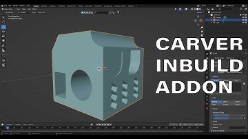Blender 3.0 Modelling Tools inbuilt add-on: Carver (free)