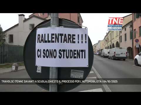 TRAVOLSE 17ENNE DAVANTI A SCUOLA: CHIESTO IL PROCESSO PER L'AUTOMOBILISTA | 04/10/2025