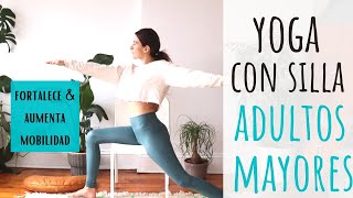 Yoga Con Silla Para Adultos Mayores Y Tercera Edad