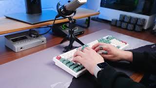 Keyboard Sound Test: Attack on Titan PBT on GMK104 with Salmon Switches