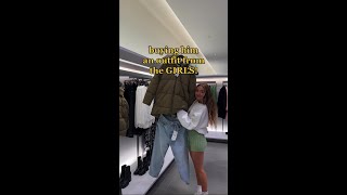 buying a GUY outfits from the GIRLS section #challenge