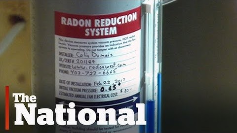 Dangerous radon gas levels