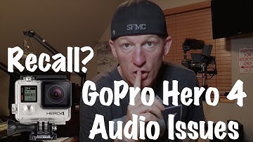 GoPro Hero 4 WiFi Audio Problem Recall-Helicopter, Thumping, Clicking, Popping, Noises on Playback