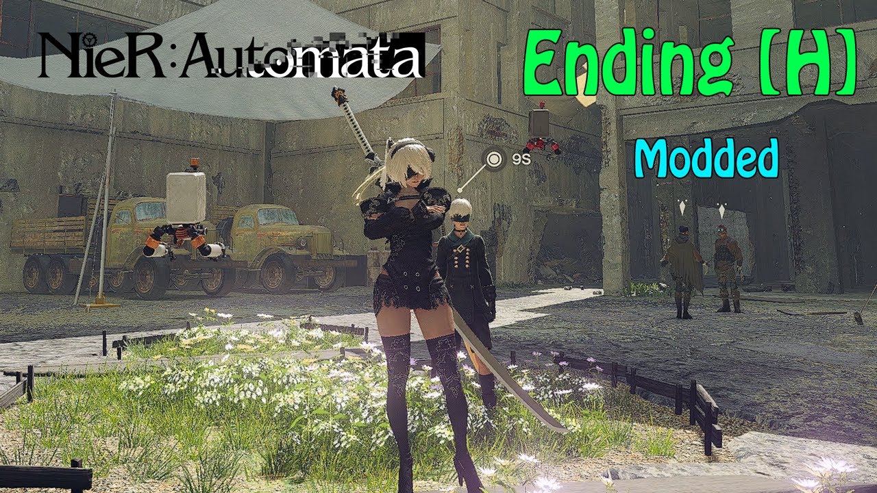 A Mountain Too [H]igh (Ending H) NieR Automata (PC) Modded